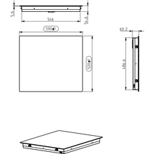 Варочная поверхность ELICA RATIO 604 PLUS BL