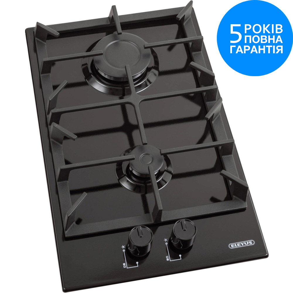 Варочная поверхность ELEYUS CABO 30 BL CF (14450) Центральная задняя 2500 Вт, 100 мм