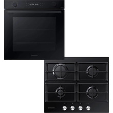 Комплект SAMSUNG Духова Шафа NV7B4125ZAK/WT + Газова Варильна Поверхня NA64H3000AK/WT