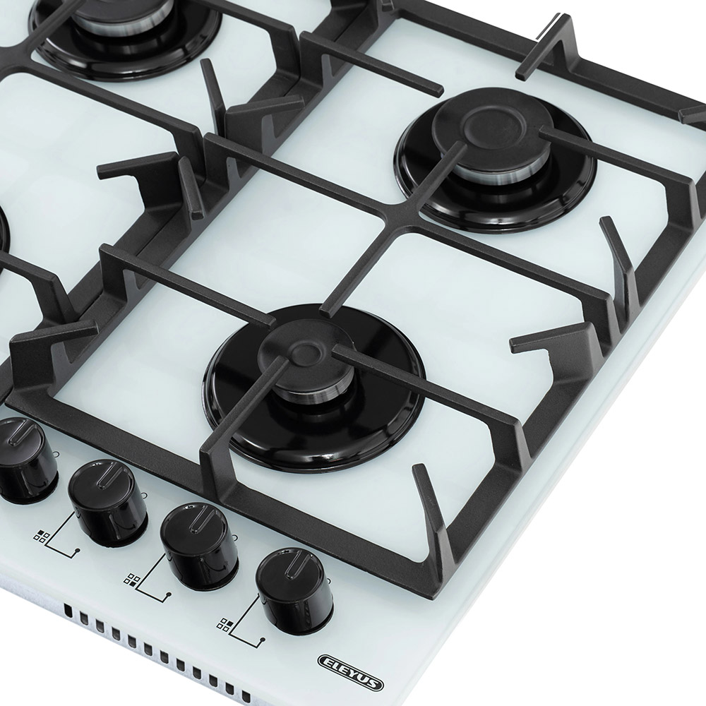 Варочная поверхность ELEYUS ALMADA 60 WH CF Тип поверхности газовая