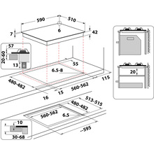 Варильна поверхня WHIRLPOOL GOFL 629/NB1