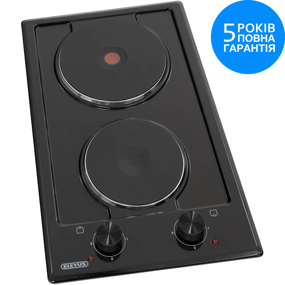 Варильна поверхня ELEYUS GERDA 311 BL H Центральна задня 2000 Вт, 180 мм