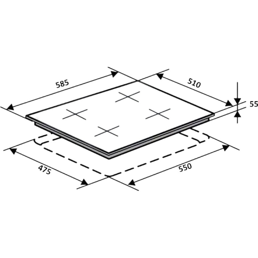 Заказать Варочная поверхность VENTOLUX HG L8G CEST (MBG)