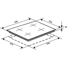 Варочная поверхность VENTOLUX HG L8G CEST (MBG)