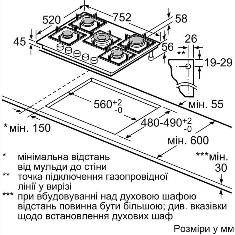 Внешний вид Варочная поверхность BOSCH Serie 6 PPQ7A6I45