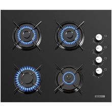 Газовая Варочная поверхность KUMTEL KO-40TAHDF BLACK