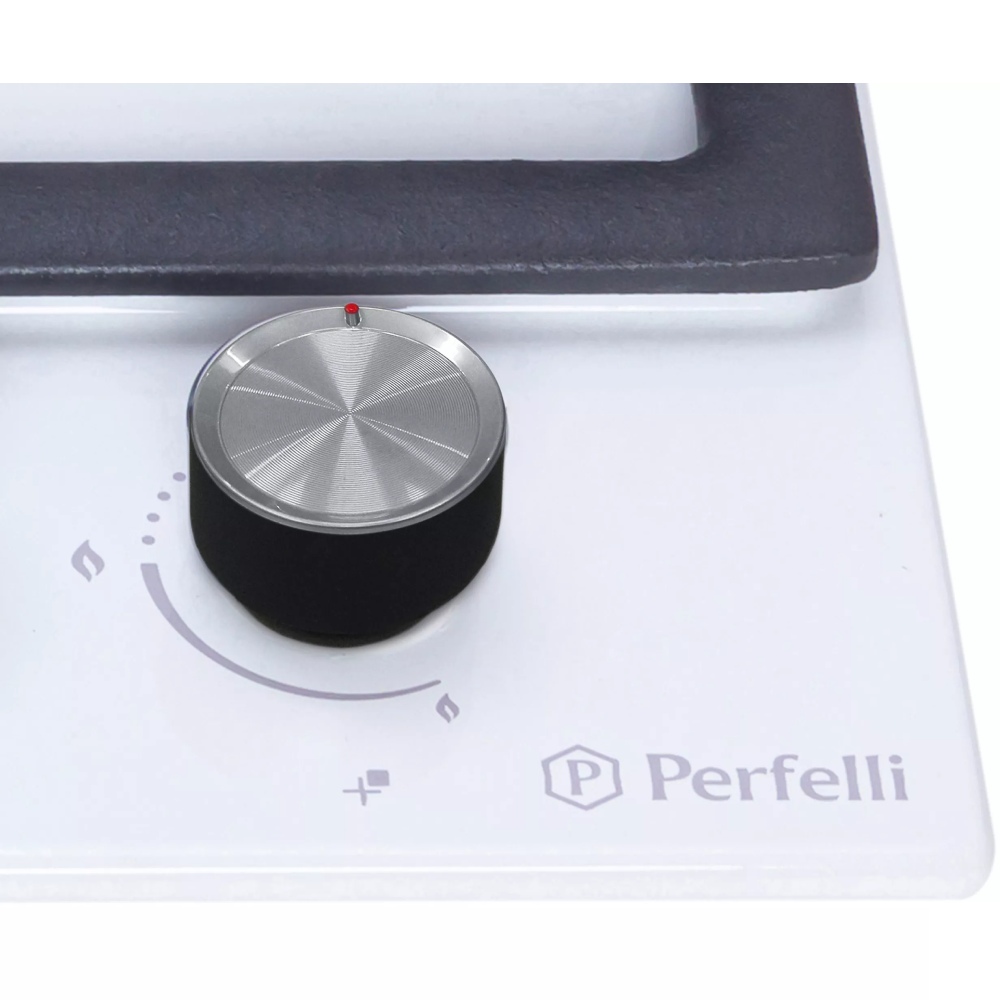Варильна поверхня PERFELLI DIAMOND MW69C BIANCO Тип поверхні газова