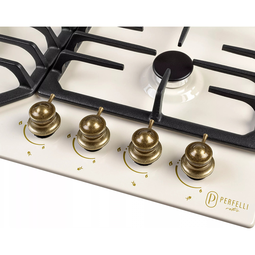 Варильна поверхня PERFELLI Retro MW69C Beige Комплектація гарантійний талон, інструкція, кабель живлення з вилкою, мікрофіша, монтажний комплект, перехідники (жиклери) на балонний газ