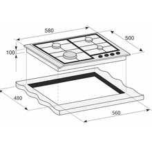 Варильна поверхня PRIME TECHNICS PGH 50016 FIXC