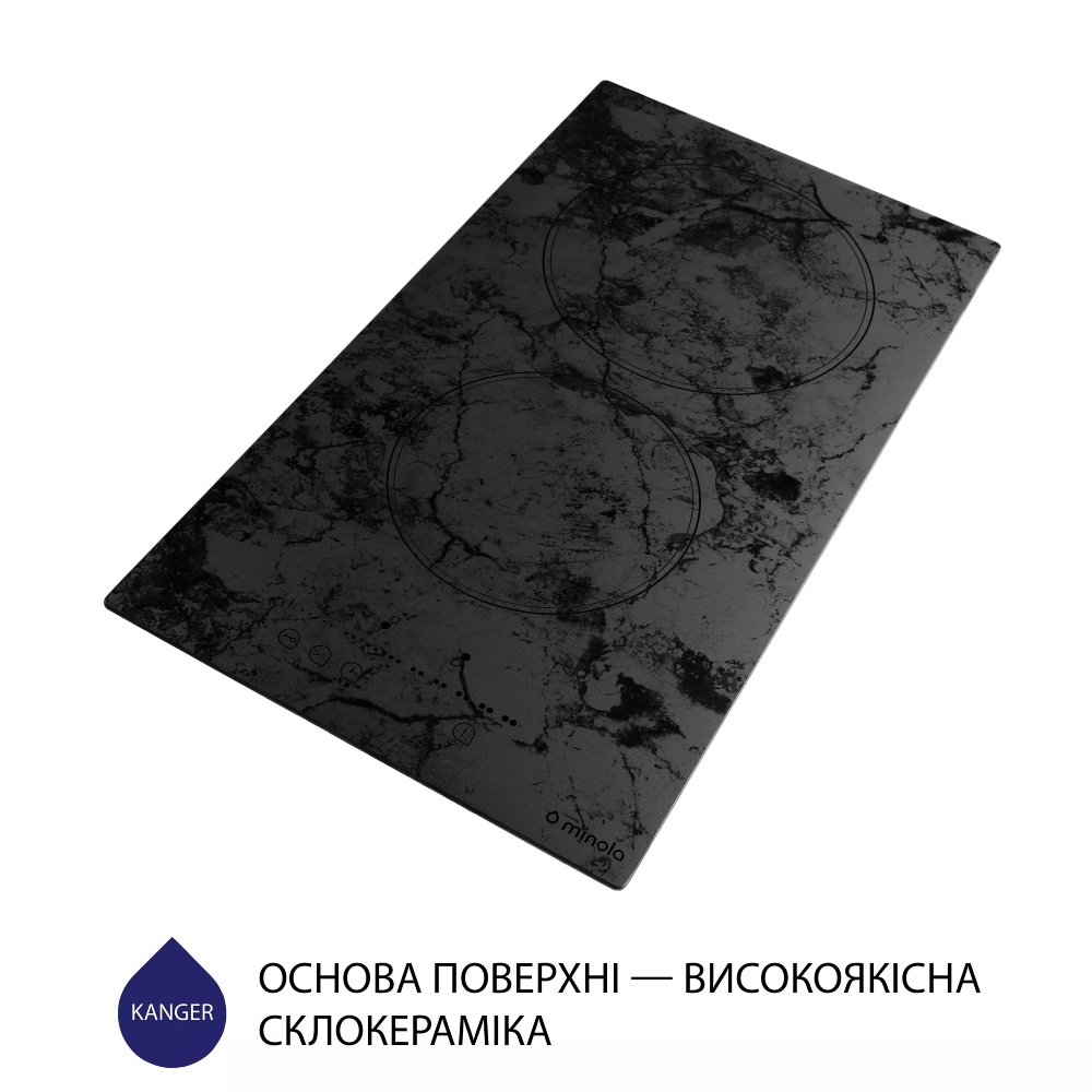 Варильна поверхня MINOLA MHS 3072 KMR Тип поверхні електрична