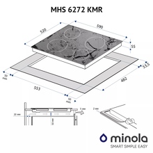 Варильна поверхня MINOLA MHS 6272 KMR