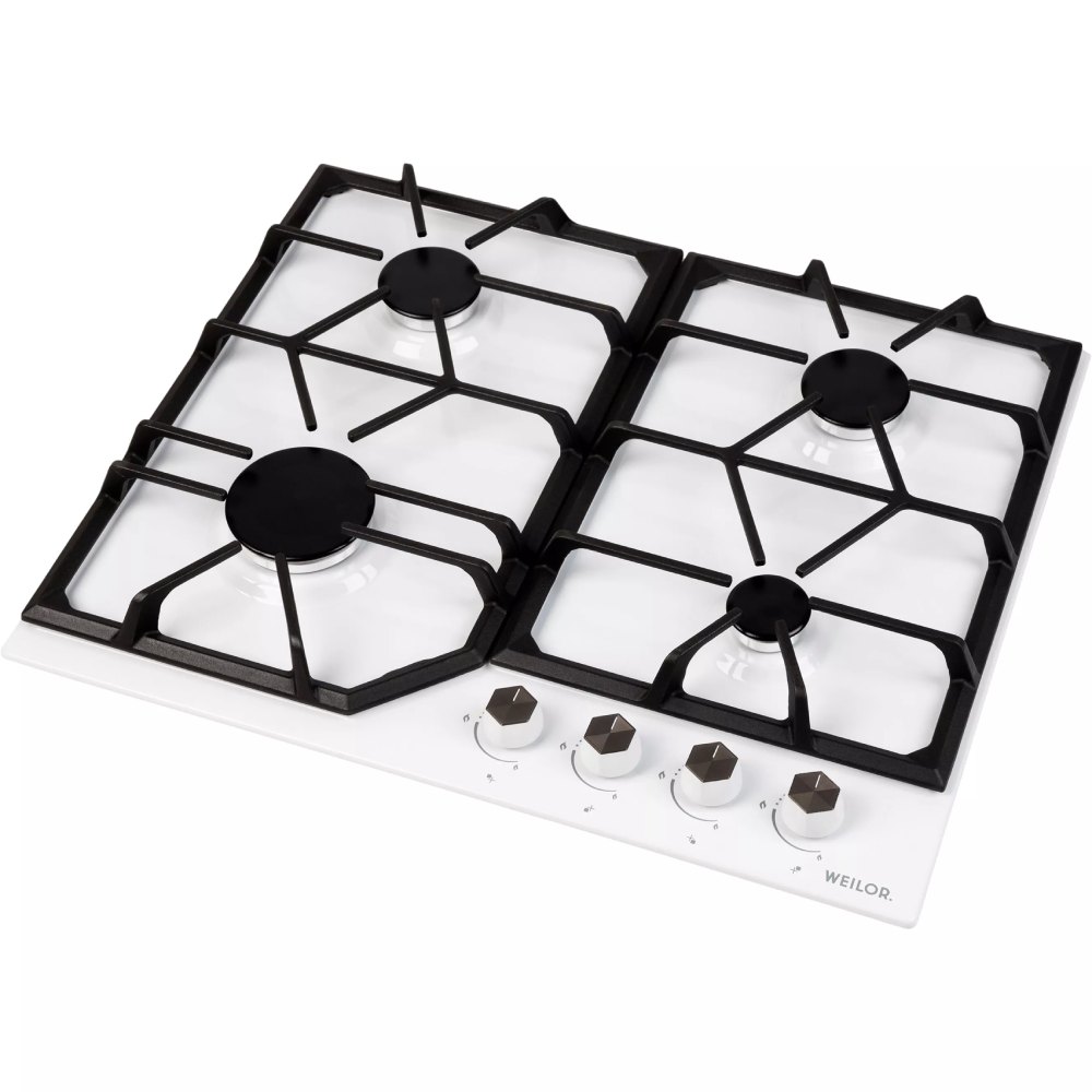 Варильна поверхня WEILOR GM 604 WH Вага в упаковці 11.5