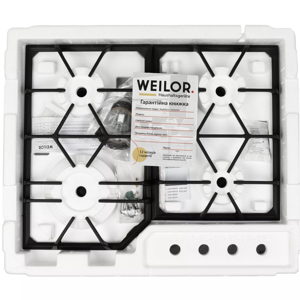 Покупка Варильна поверхня WEILOR GG 604 WH