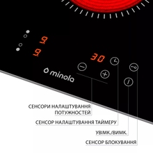 Варильна поверхня MINOLA MVH 3031 KBL