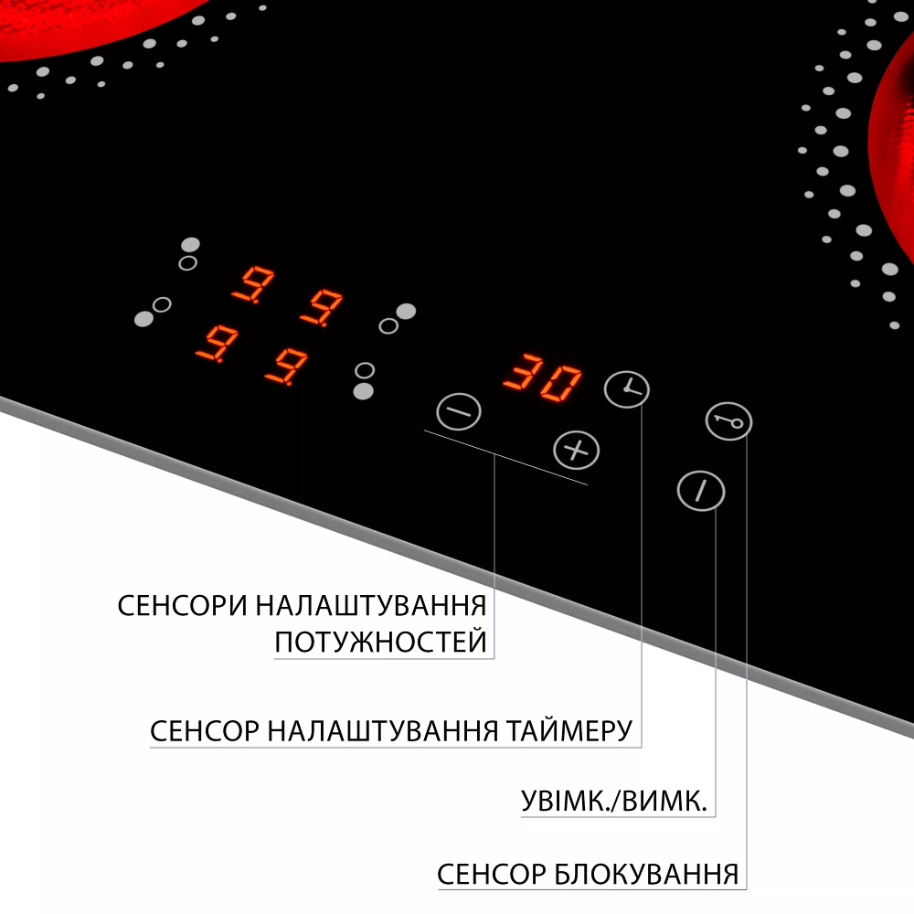 Фото Варильна поверхня MINOLA MVH 6030 KBL