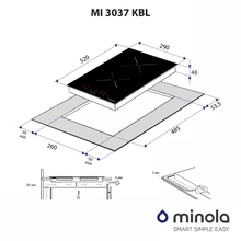 Варильна поверхня MINOLA MI 3037 KBL