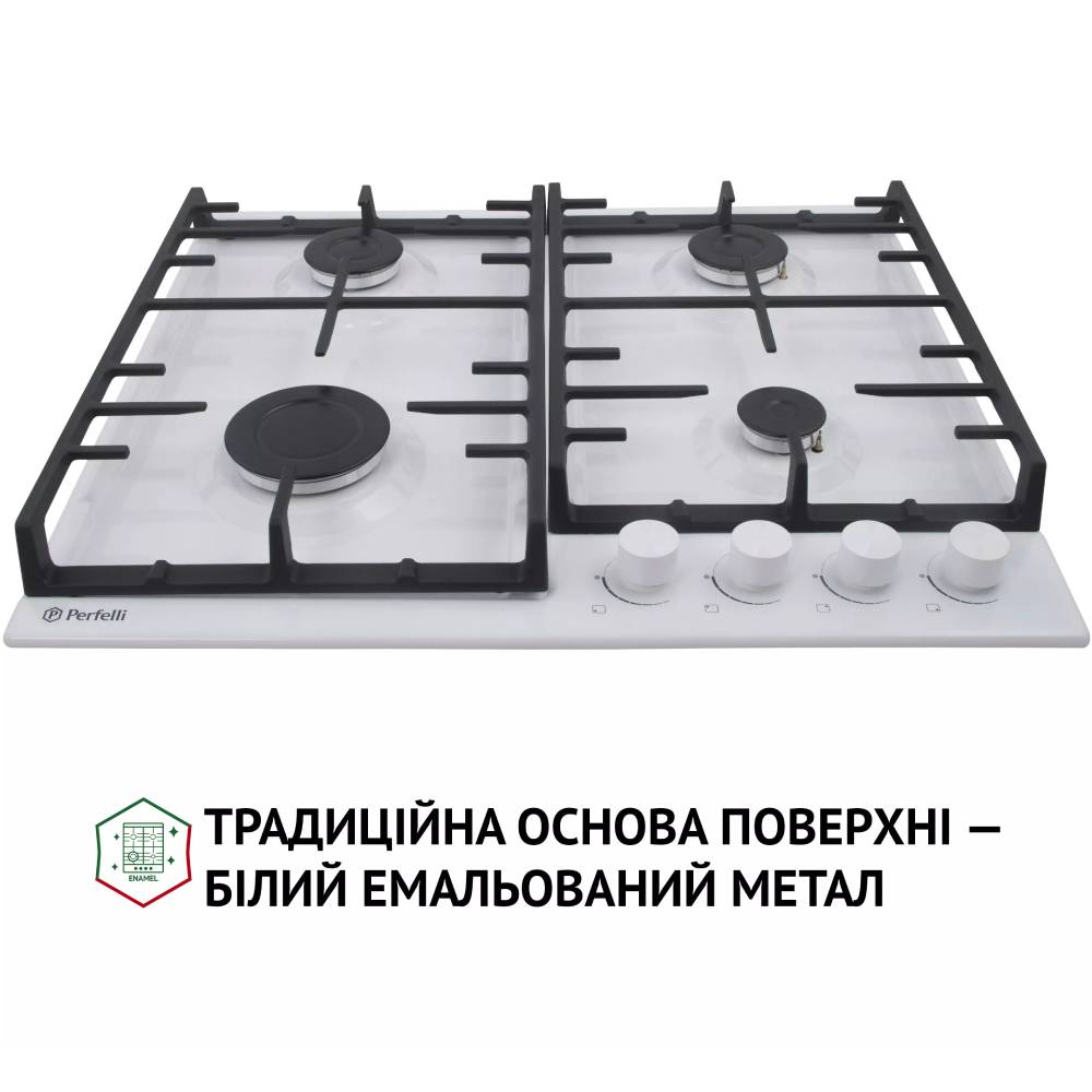 Варильна поверхня PERFELLI HGM 61427 WH Вага 9,6