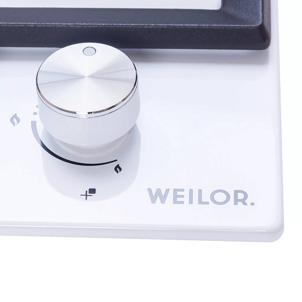 Зовнішній вигляд Варильна поверхня WEILOR GM 624 WH