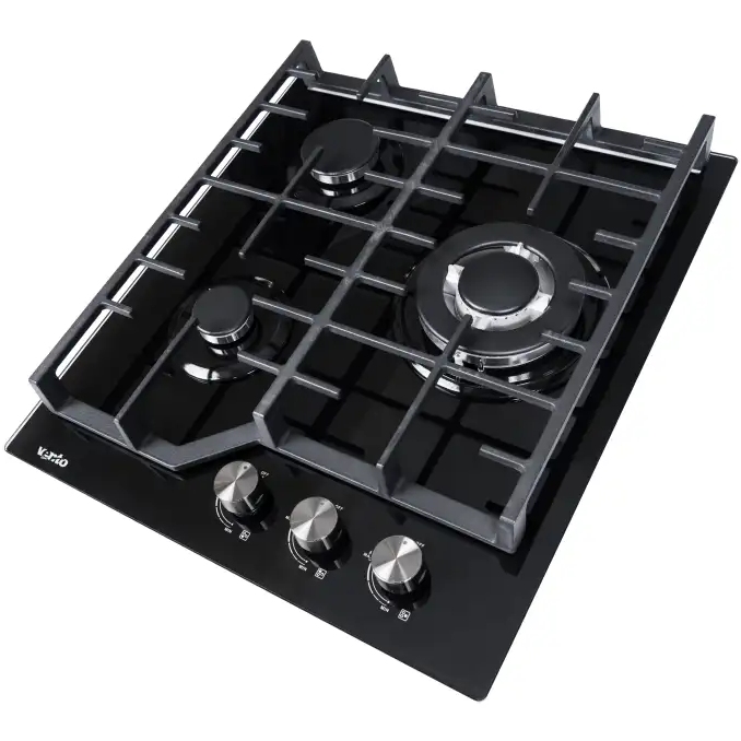 Варильна поверхня VENTOLUX HG430 L7G CEST (BK) Комплектація варильна поверхня, форсунки для балонного газу, документація