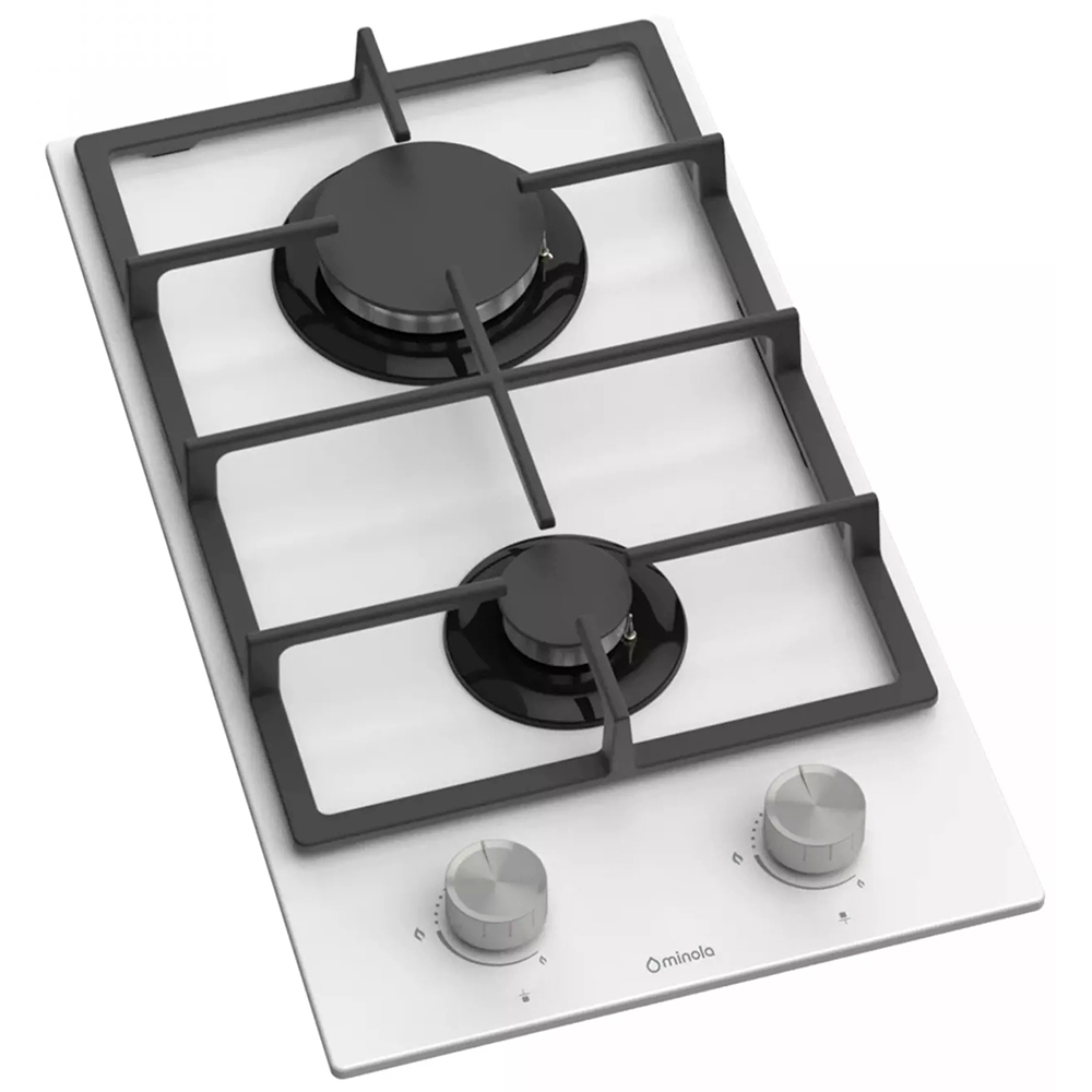 Варочная поверхность MINOLA MGG 31422 WH Центральная задняя 2000 Вт