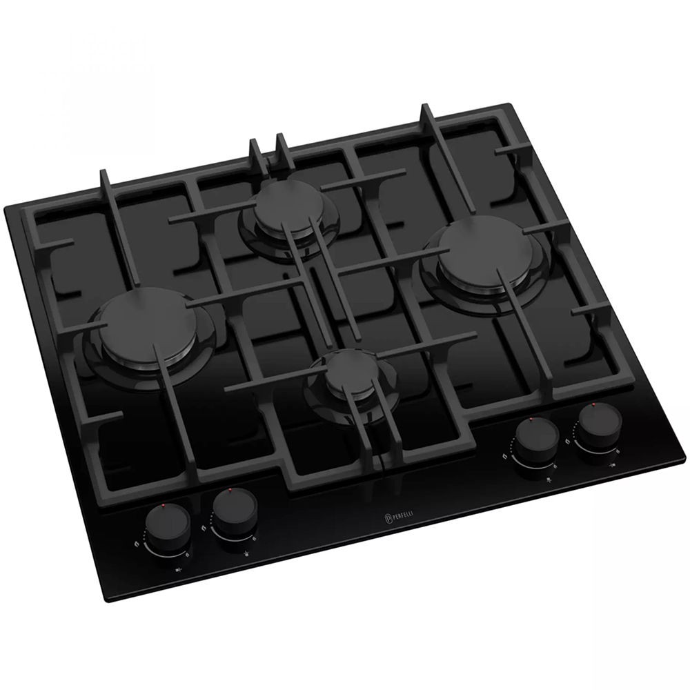 Варочная поверхность PERFELLI PERLA G60C NERO Центральная задняя 2000 Вт