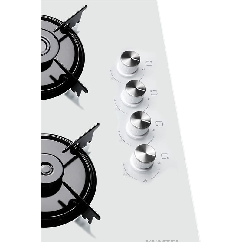 Варочная поверхность KUMTEL KO-40TAHDF White Правая передняя  1000 Вт, 74 мм