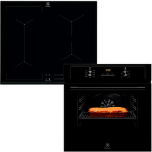 Комплект ELECTROLUX індукційна варильна поверхня CIV 634 + духова шафа EOF3H50BK