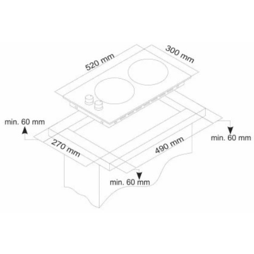 Варильна поверхня SIMFER H30N20B516 Вага в упаковці 6