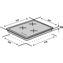 Варочная поверхность VENTOLUX HG430 L7 CEST (BK)