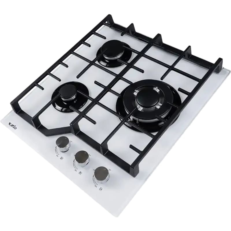 Варочная поверхность VENTOLUX HG430 L7G CEST (WH) Правая 3300 Вт