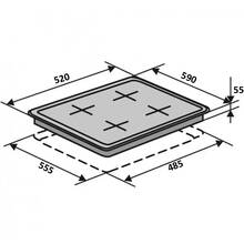 Варочная поверхность VENTOLUX HI 64 TC FZ