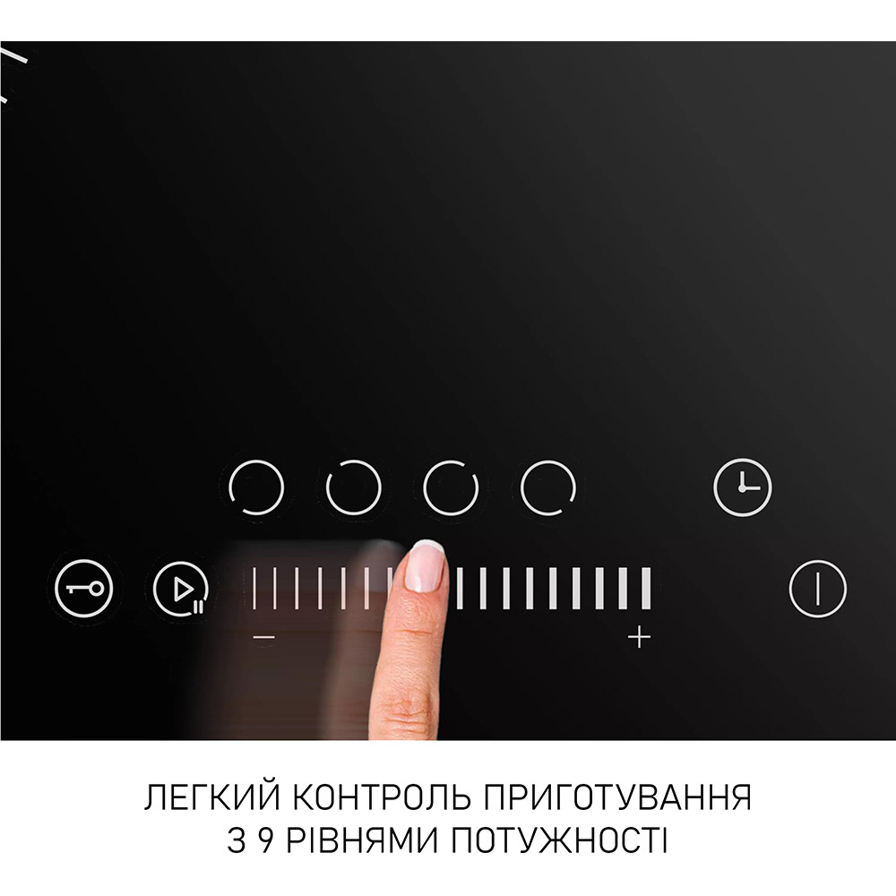 Варильна поверхня MINOLA MHS 6071 TBL (0500020) Ліва передня 1800 Вт, Ø 200 мм
