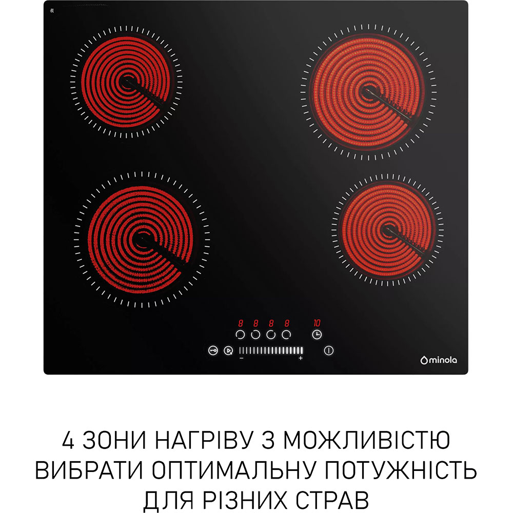 Фото Варильна поверхня MINOLA MHS 6071 TBL (0500020)