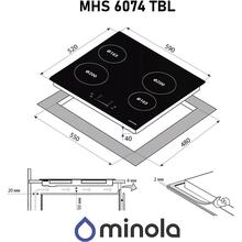 Варильна поверхня MINOLA MHS 6074 TBL (0500021)