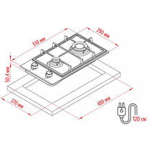 Варильна поверхня PERFELLI PERLA M32C NERO