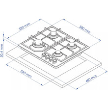 Варильна поверхня MINOLA MGM 61622 WH