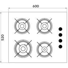 Варочная поверхность KUMTEL KO-40TAHDF GREY