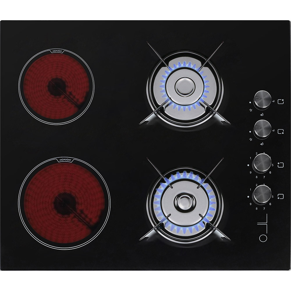 Варочная поверхность LUXELL V6-22PYF Black Левая передняя 1830 Вт, 180 мм