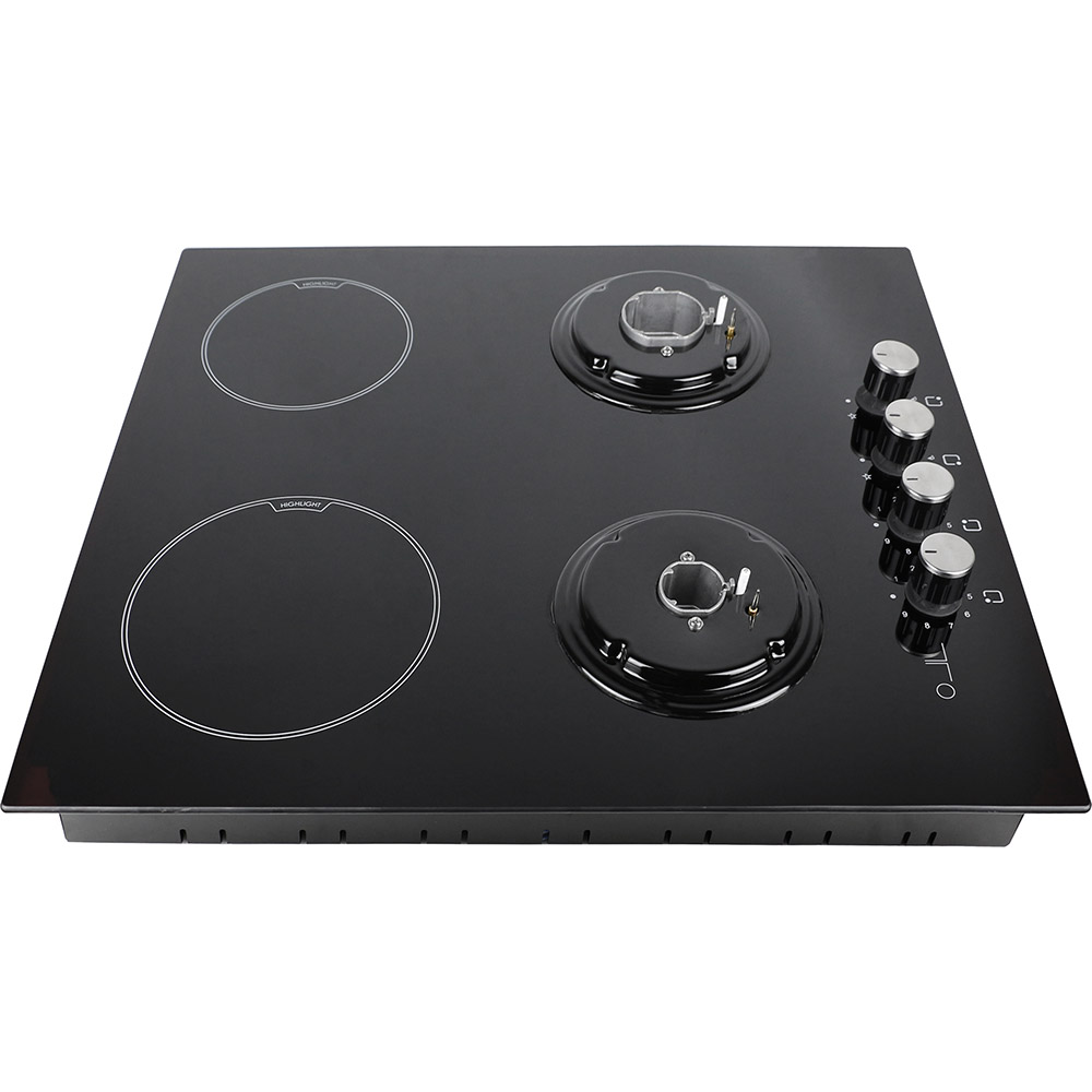 Варочная поверхность LUXELL V6-22PYF Black Правая передняя  1730 Вт, 70 мм