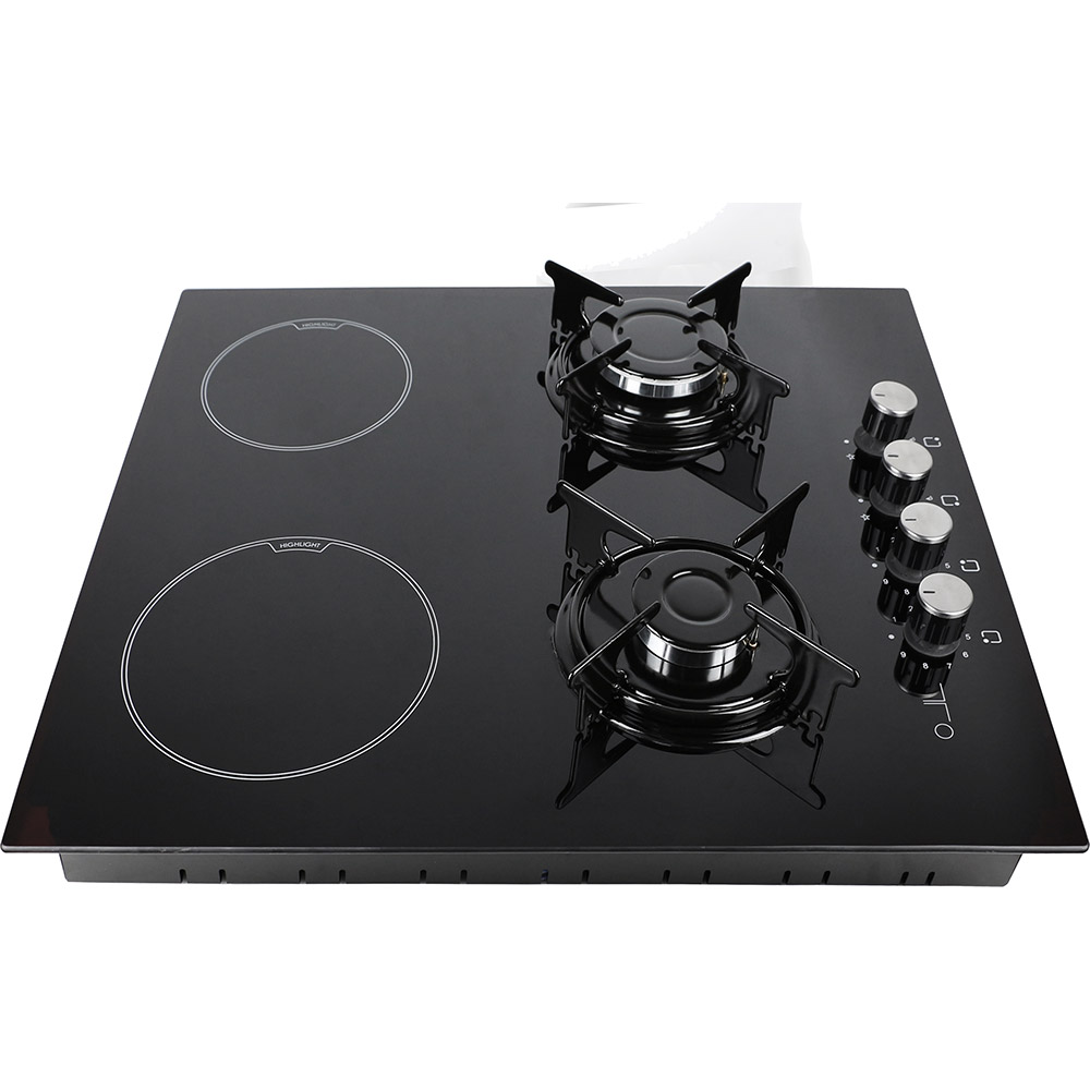 Варочная поверхность LUXELL V6-22PYF Black Правая задняя 2120 Вт, 100 мм