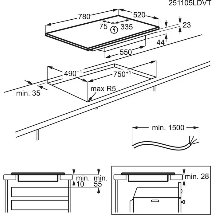 Покупка Варочная поверхность ELECTROLUX EIV85453