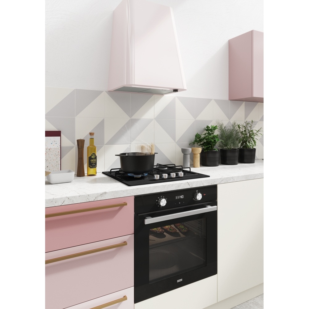 Варочная поверхность FRANKE FHSM 604 4G ON E Onyx (106.0670.100) Материал поверхности эмаль