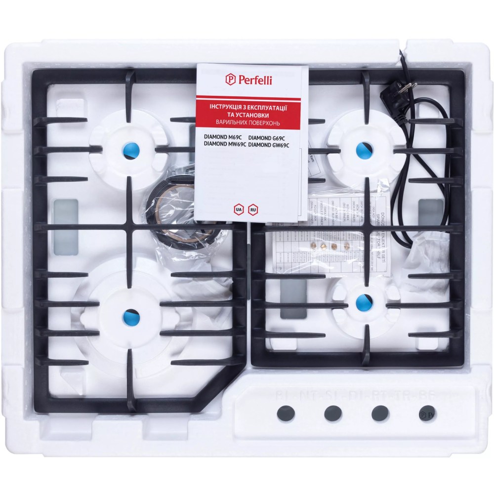 В интернет магазине Варочная поверхность PERFELLI DIAMOND MW69C INOX (0460140)