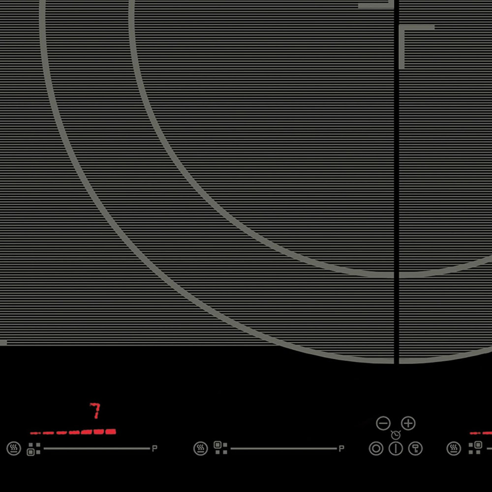 Варочная поверхность CATA Giga 600 Black Правая 2100 / 3700 Вт
