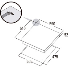 Варильна поверхня CATA CCI 6031 BK (08041501)