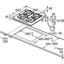 Варочная поверхность BOSCH PNK6B2P41R