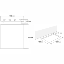 Варильна поверхня ELEYUS H0GBHG 60 BL CF (15808)