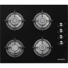 Запорожье - Варочная поверхность KUMTEL KO-40TAHDF С BLACK GLASS