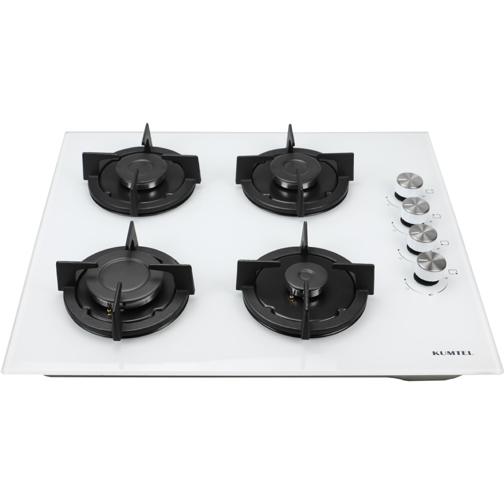 Варочная поверхность KUMTEL KO-40TAHDF С WHITE GLASS Правая задняя 1750 Вт, 74 мм