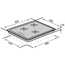 Варочная поверхность VENTOLUX HV 45 TC SL